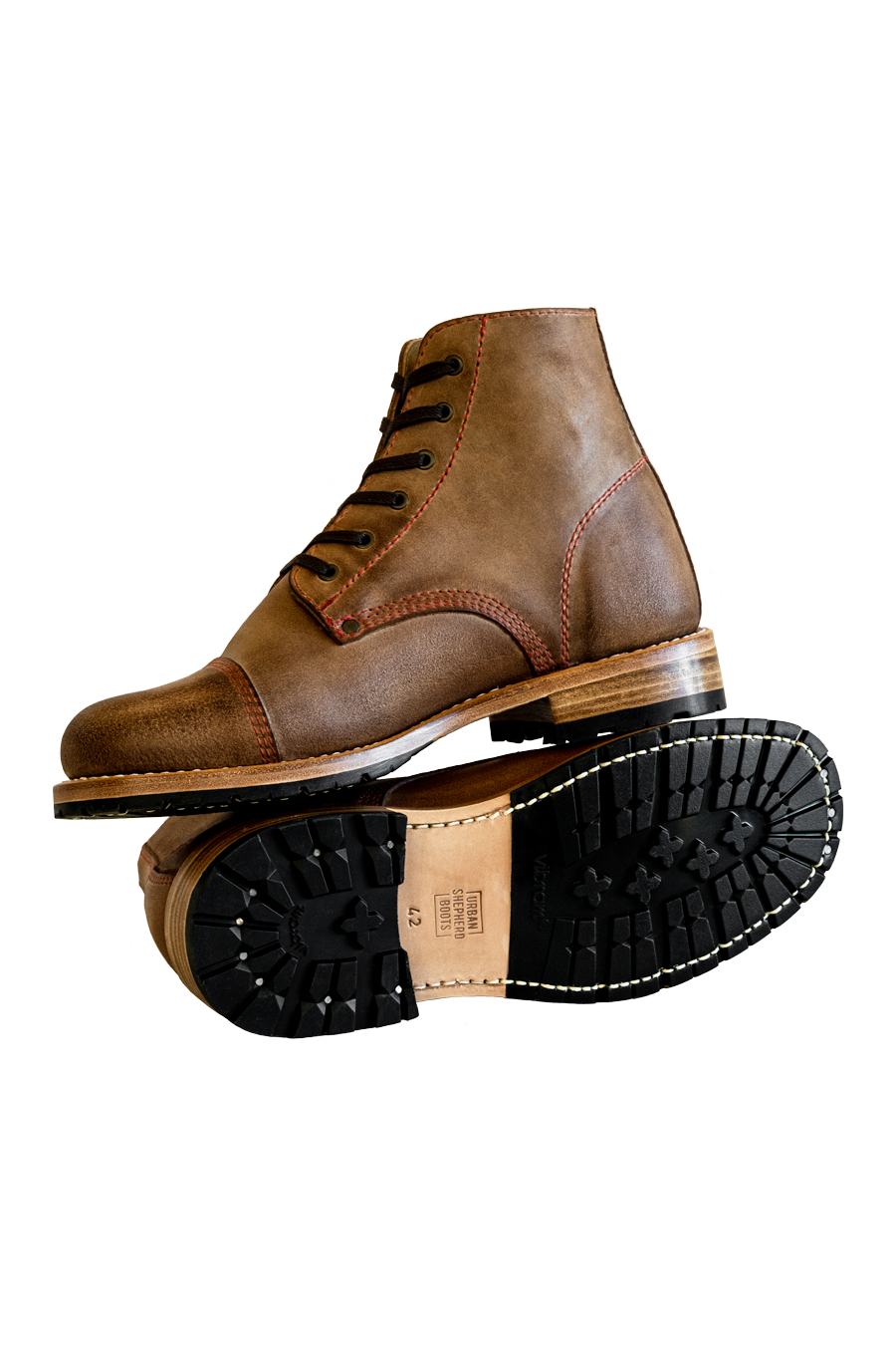 Urban Shepherd Country Boot en cuir de veau rustique portugais
